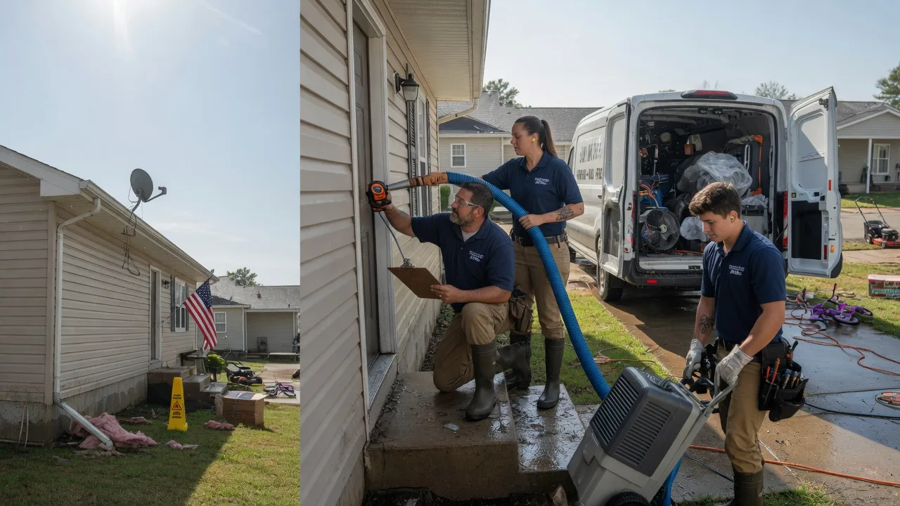 Ceiling Water Damage Restoration in Hoxie, KS near me